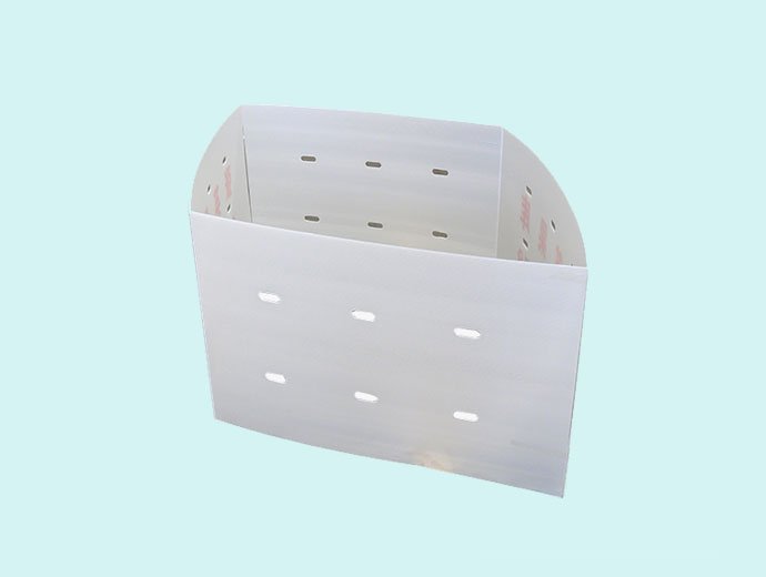 Corrugated PP plastic sheet cold storage coaming box-1