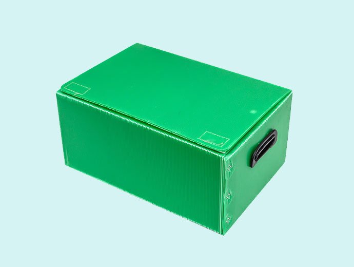 Corrugated PP sheet folding box-1