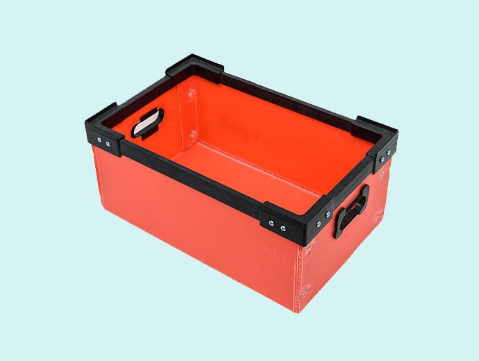 Corrugated PP sheet tunover box-1