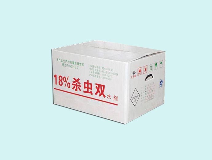 Corrugated PP sheet pesticide packing box